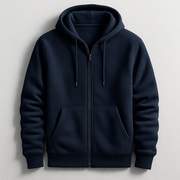 Efren - Stilvolle Strickjacke mit Reißverschluss und Kapuze für Herren