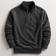 Luciano - Lässiger Pullover mit Viertelreißverschluss für Herren