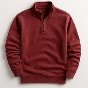 Luciano - Lässiger Pullover mit Viertelreißverschluss für Herren