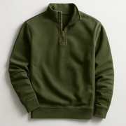 Luciano - Lässiger Pullover mit Viertelreißverschluss für Herren