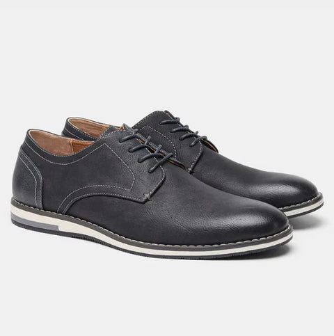 Calvin - Vegane Leder-Schnürschuhe