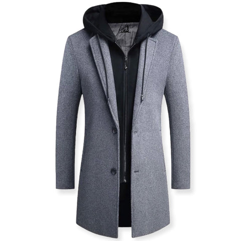 Elvin - Klassischer Trenchcoat mit Kapuze