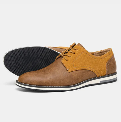Calvin - Vegane Leder-Schnürschuhe
