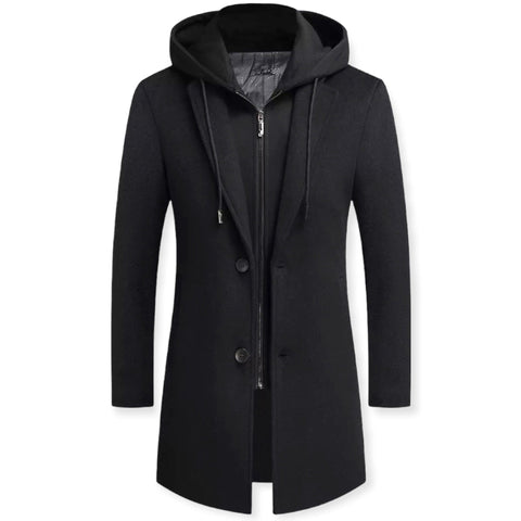 Elvin - Klassischer Trenchcoat mit Kapuze