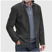 Bruce - Stilvolle Herren-Strickjacke mit Revers und Taschen