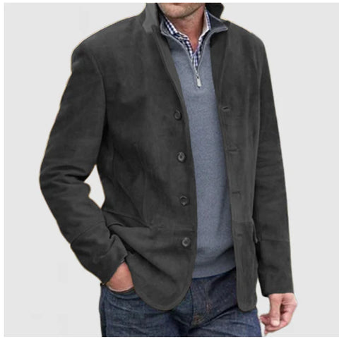 Bruce - Stilvolle Herren-Strickjacke mit Revers und Taschen