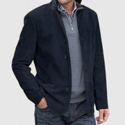 Bruce - Stilvolle Herren-Strickjacke mit Revers und Taschen