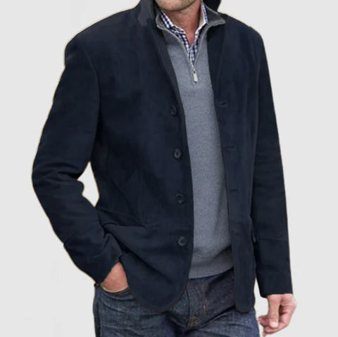 Bruce - Stilvolle Herren-Strickjacke mit Revers und Taschen