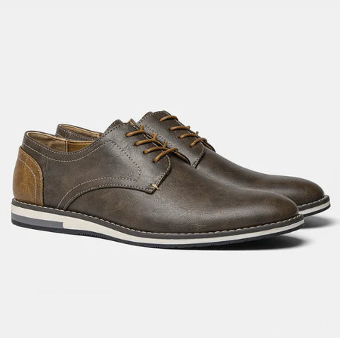 Calvin - Vegane Leder-Schnürschuhe