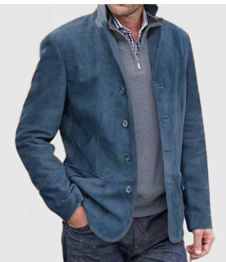 Bruce - Stilvolle Herren-Strickjacke mit Revers und Taschen