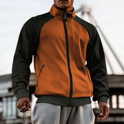 Carlos - Lässige Rollkragenjacke mit Reißverschluss