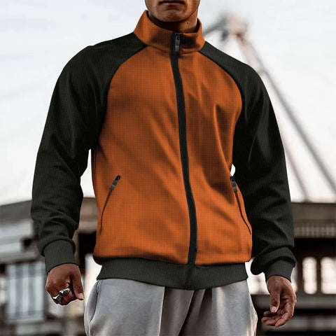 Carlos - Lässige Rollkragenjacke mit Reißverschluss