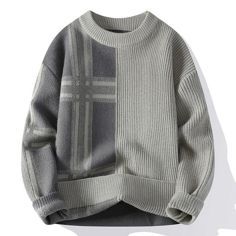 Rence - Stilvoller, warmer Pullover mit Rundhalsausschnitt für Herren