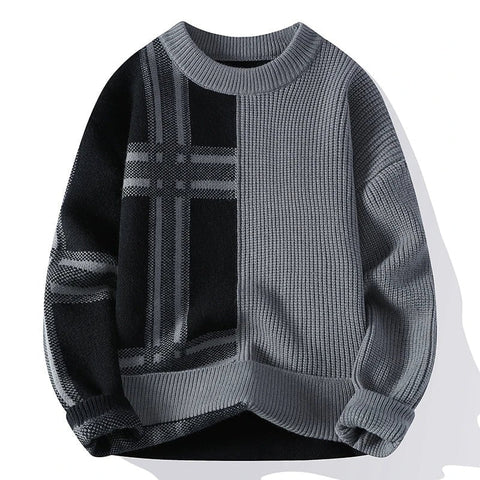 Rence - Stilvoller, warmer Pullover mit Rundhalsausschnitt für Herren