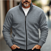 Narciso - Lässiger, warmer Cardigan mit Reißverschluss für Herren