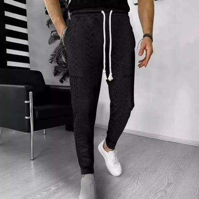 Carmelo - Stylische Jogginghose mit Jacquard-Struktur für Herren
