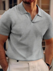 Brice - Lässiges Slim Fit-Poloshirt aus Waffelstrick für Herren