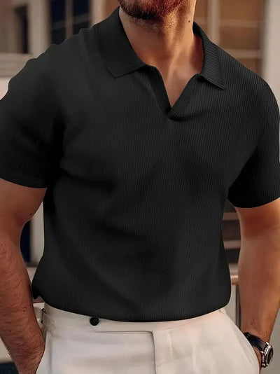 Brice - Lässiges Slim Fit-Poloshirt aus Waffelstrick für Herren