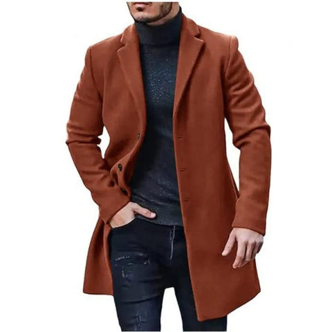 Andres - Eleganter, mittellanger Trenchcoat für Herren