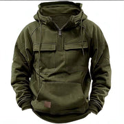 Jerome - Stilvolle Oversize-Kapuzenjacke mit Brusttaschen für Herren