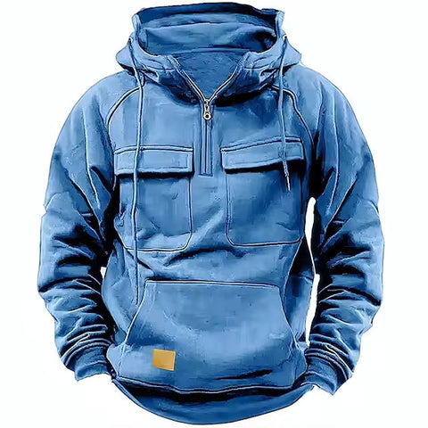 Jerome - Stilvolle Oversize-Kapuzenjacke mit Brusttaschen für Herren