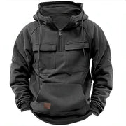 Jerome - Stilvolle Oversize-Kapuzenjacke mit Brusttaschen für Herren