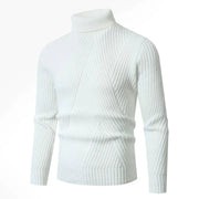 Herman - Gerippter, schmal geschnittener Rollkragenpullover für Herren