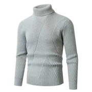 Herman - Gerippter, schmal geschnittener Rollkragenpullover für Herren