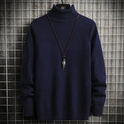 Mattias - Lockerer, lässiger Strickpullover mit Rollkragen für Herren