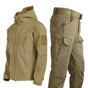 Jerrold - Taktische Outdoor-Jacke mit Reißverschluss und Kapuze sowie Cargohose für Herren