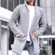 Hernan - Stilvoller, gerippter Oversize-Strickcardigan für Herren