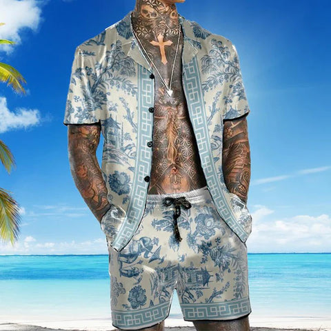 Amir - Herren-Sommer-Outfit 2-teiliges Set