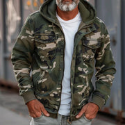 Rodolfo - Stilvolle Camouflage-Kapuzenjacke für Herren
