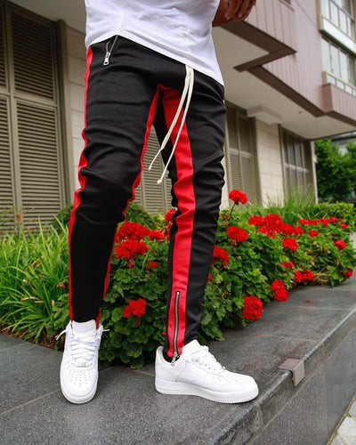 Glenn - Elastische Herrenhose mit Kordelzug