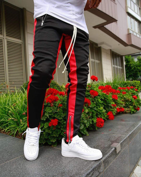 Glenn - Elastische Herrenhose mit Kordelzug