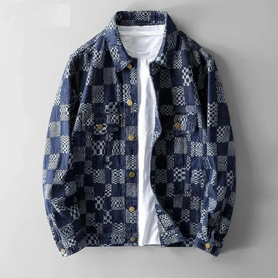 Norman - Patchwork-Jeanshemd