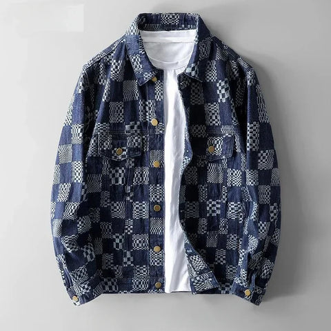Norman - Patchwork-Jeanshemd