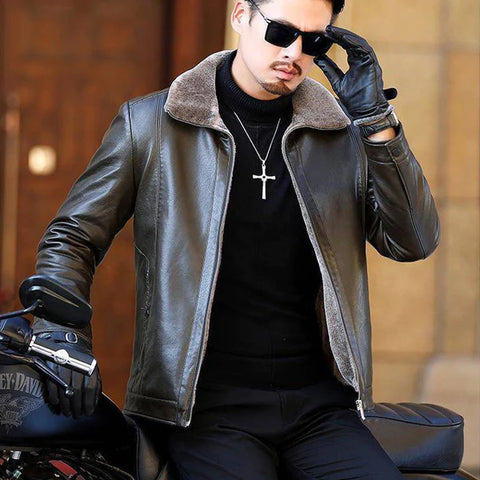 Benjamin - Herren-Kunstpelz-Jacke