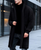 Joshua - Langer Strickmantel im Vintage-Stil