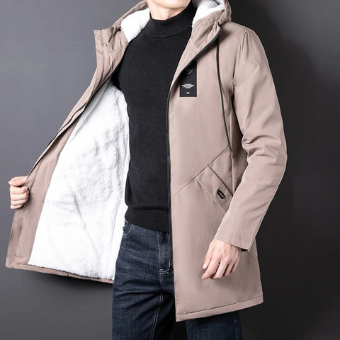 Herbert - Winter Fleece gefütterter Trenchcoat
