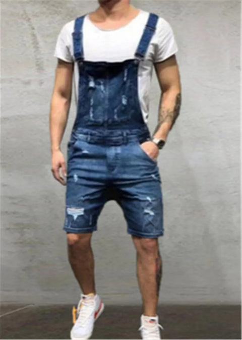 Frank - Herren Casual Denim Jumpsuit