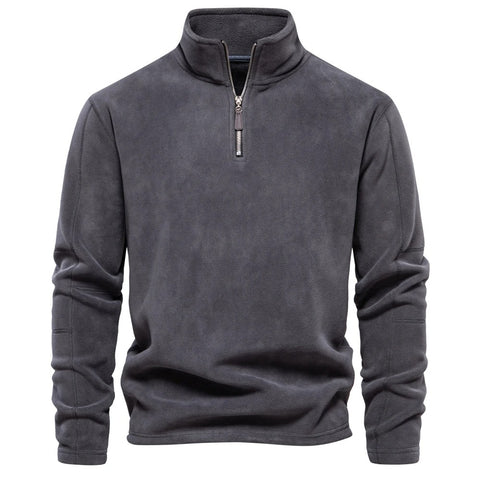 Shaun - Stilvoller, warmer Pullover mit halbem Reißverschluss für Herren