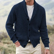 Rolando - Lässige, locker gestrickte Strickjacke mit Knöpfen für Herren