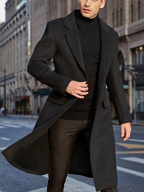 Frederick - Trenchcoat aus Wolle für Männer
