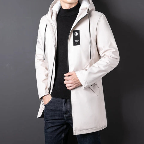 Herbert - Winter Fleece gefütterter Trenchcoat