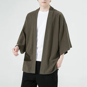 Hugo - Lockere Strickjacke aus Baumwollleinen für Herren