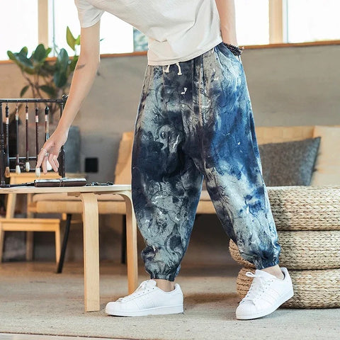 Charlie - Bedruckte Herren Baggy Pants