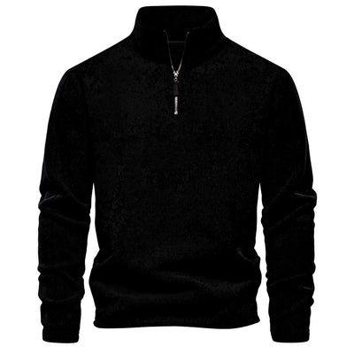 Shaun - Stilvoller, warmer Pullover mit halbem Reißverschluss für Herren
