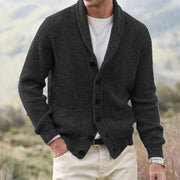 Rolando - Lässige, locker gestrickte Strickjacke mit Knöpfen für Herren