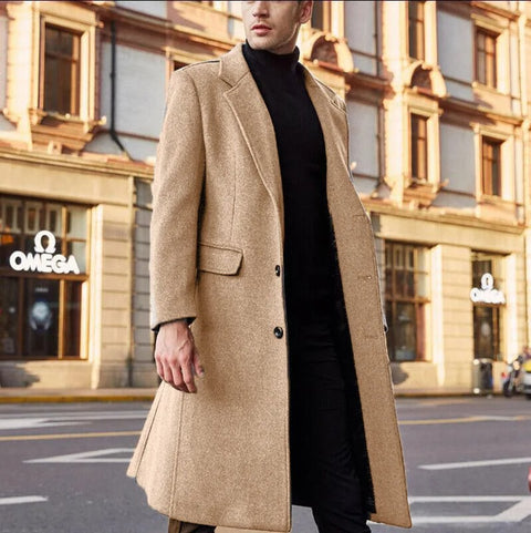 Frederick - Trenchcoat aus Wolle für Männer